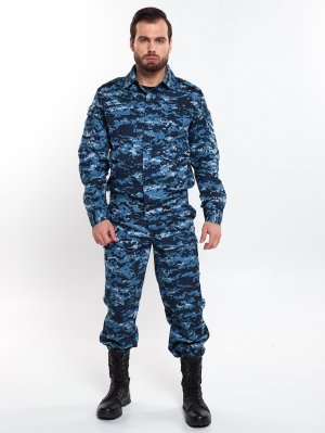 Костюм спецназ цифра синяя рипстоп &mdash; 1