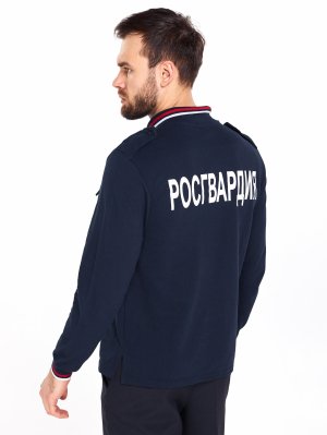 Превью Футболка поло росгвардии длинный рукав &mdash; 2