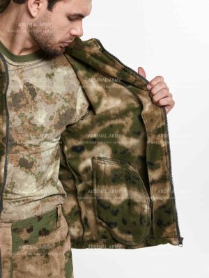 Толстовка флисовая мох &mdash; 1