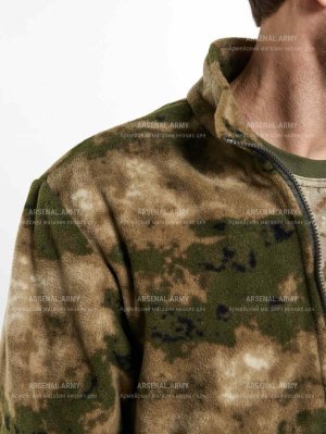 Толстовка флисовая мох &mdash; 3