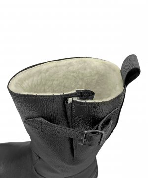 Превью Кирзовые сапоги с шерстяным мехом &mdash; 4