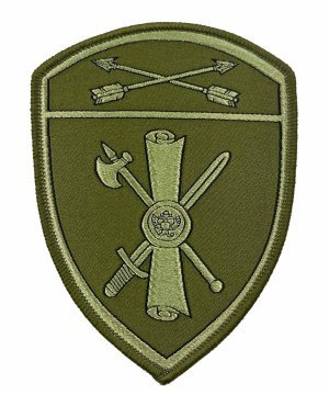 Превью Шеврон жаккардовый росгвардия ЛРР СО полевой &mdash; 1