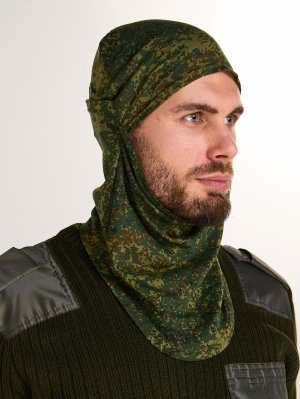 Превью Маска балаклава цифра зеленая &mdash; 7