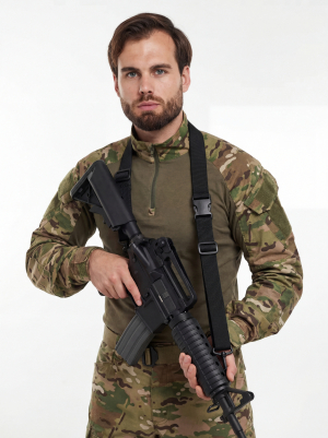 Ремень ружейный тактический трехточечный (стропа 30 мм.) — 1