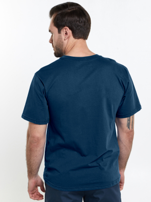 Превью Футболка тёмно-синяя &mdash; 3