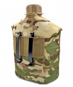 Превью Фляжка мультикам пластиковая с алюминиевым котелком &mdash; 2