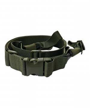 Ремень ружейный тактический трехточечный оливковый (стропа 40 мм.) — 2