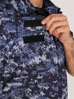 Превью Костюм Росгвардии синяя точка короткий рукав &mdash; 5