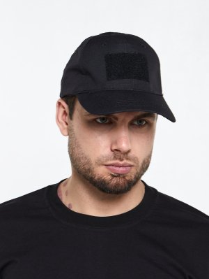 Бейсболка тактическая черная &mdash; 1