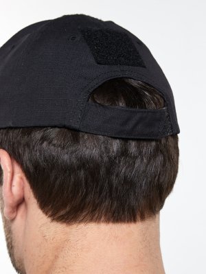 Превью Бейсболка тактическая черная &mdash; 4