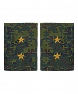 Превью Фальшпогоны цифра желтая вышивка Прапорщик &mdash; 1