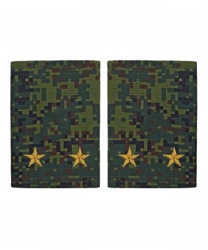 Превью Фальшпогоны цифра желтая вышивка Лейтенант &mdash; 1