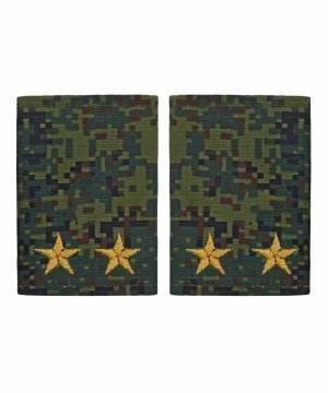 Превью Фальшпогоны цифра желтая вышивка Подполковник &mdash; 1