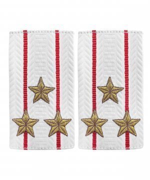 Превью Фальшпогоны жаккардовые полиции белые полковник &mdash; 1