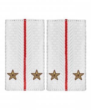 Превью Фальшпогоны жаккардовые полиции белые лейтенант &mdash; 1