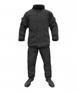 Костюм горка зимний на молнии черный &mdash; 1