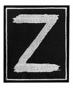 Превью Шеврон Z черный на липе &mdash; 1