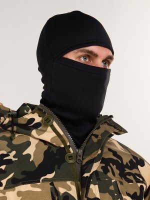 Превью Маска балаклава трикотажная утепленная &mdash; 4