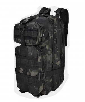 Превью Рюкзак тактический черный мультикам &mdash; 1