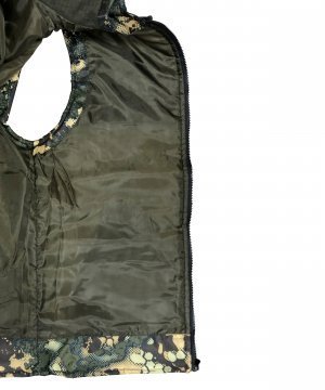 Превью Жилет соты желтые на синтепоне с флисом &mdash; 3