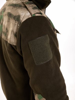 Превью Куртка флисовая мох &mdash; 7