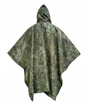 Превью Плащ-накидка (пончо) цифра зеленая &mdash; 2