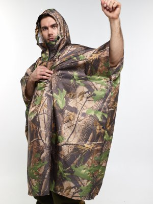 Превью Плащ-накидка (пончо) лес &mdash; 6