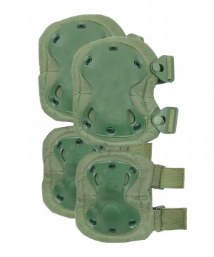 Комплект наколенники + налокотники оливковые &mdash; 1