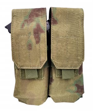Подсумок мох двойной с клапаном для магазинов АК &mdash; 1