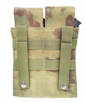 Подсумок мох двойной с клапаном для магазинов АК &mdash; 2