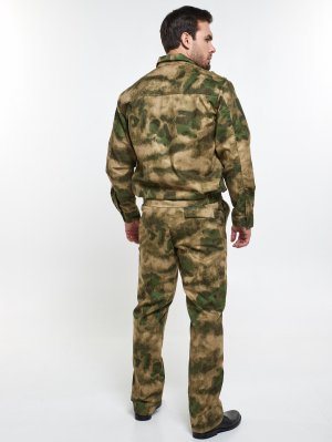 Превью Костюм Росгвардия офисный зелёный мох &mdash; 2