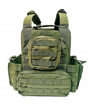 Бронежилет БР-4 с боковыми карманами и подсумками &mdash; 3