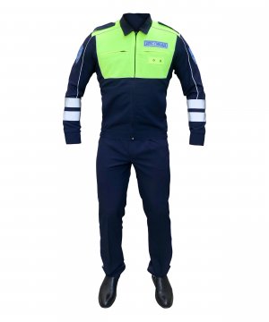 Превью Костюм ДПС габардин с желтой вставкой &mdash; 1
