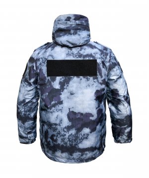 Превью Куртка росгвардия удлиненная синий мох демисезонная &mdash; 2