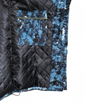 Превью Ветровка демисезонная цифра синяя &mdash; 4