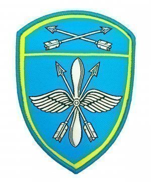 Превью Шеврон жаккардовый Росгвардия Авиационная часть СО &mdash; 1