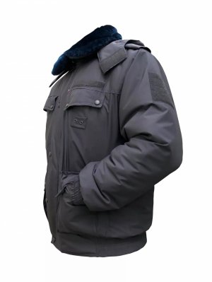 Превью Куртка зимняя полиции с липой &mdash; 3