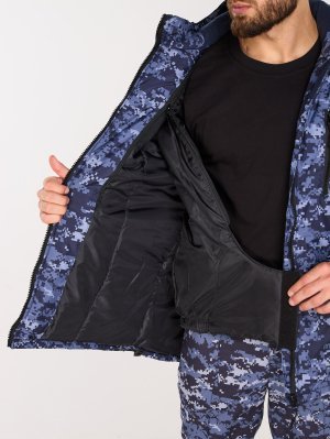 Превью Куртка Росгвардия точка синяя с подстежкой &mdash; 11