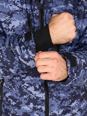 Превью Куртка Росгвардия точка синяя с подстежкой &mdash; 7