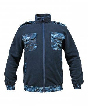 Превью Куртка флисовая цифра синяя &mdash; 1