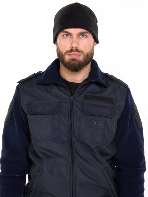 Превью Шапка флисовая черная &mdash; 1