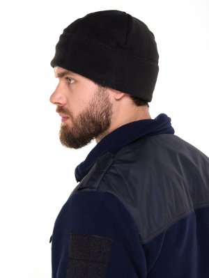 Превью Шапка флисовая черная &mdash; 2