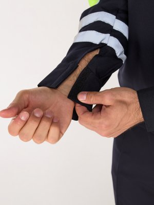 Превью Костюм ГИБДД ДПС габардин с желтой вставкой нового образа &mdash; 6