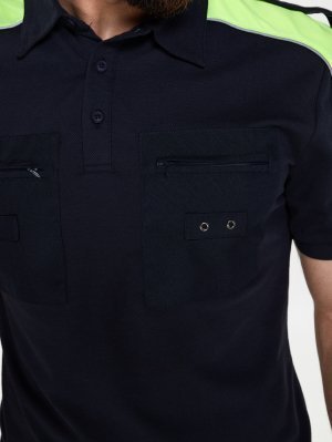 Футболка поло ГИБДД ДПС желтая вставка &mdash; 3