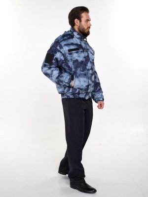 Превью Ветровка Росгвардия синий мох на синтепоне &mdash; 2