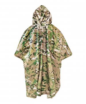 Превью Плащ-накидка (пончо) влагозащитный мультикам &mdash; 3