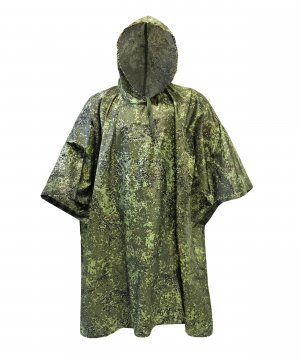 Плащ-накидка (пончо) влагозащитный цифра зеленая &mdash; 1