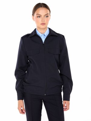 Куртка женская габардин полиции темно-синяя нового образца — 1
