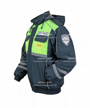 Превью Ветровка ДПС синтепон желтая вставка нового образца (Уценка) &mdash; 2