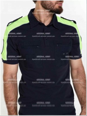 Футболка поло ДПС желтая вставка (Уценка) &mdash; 5